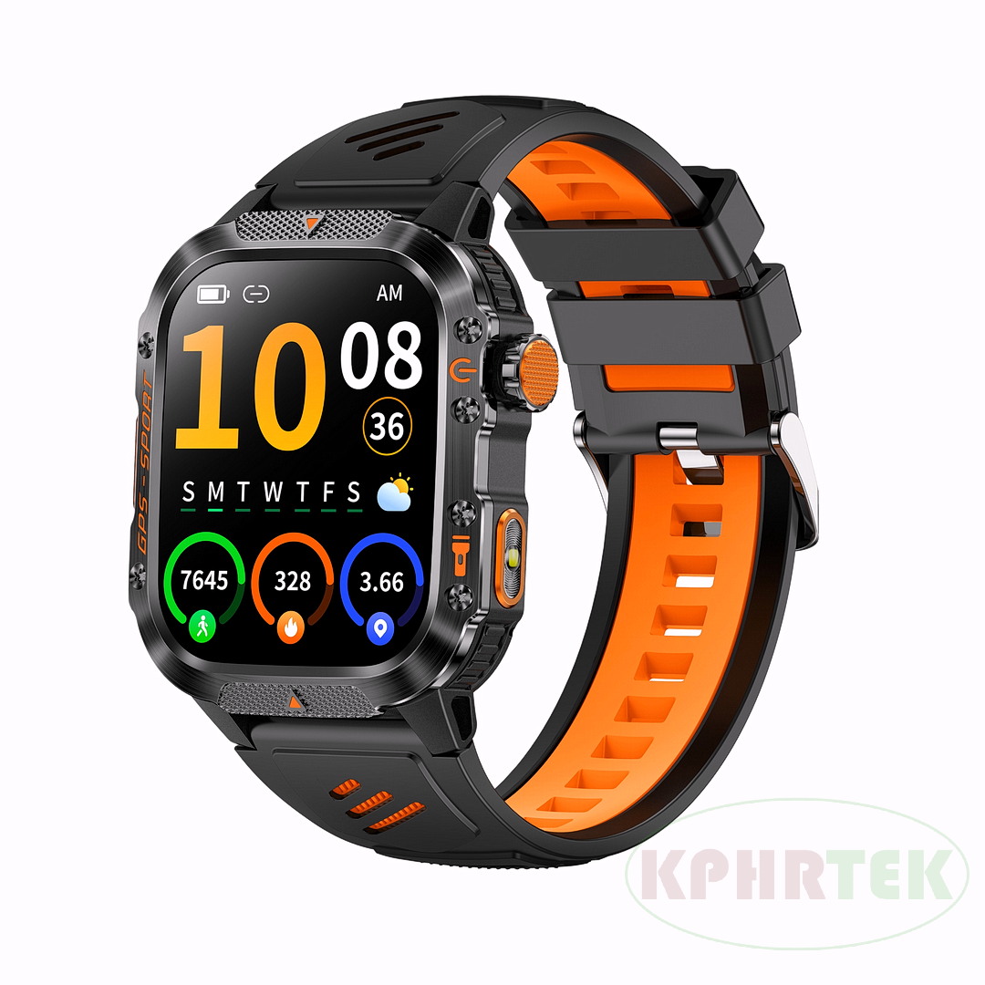 Health Wellness Bracelet - HT36 GPSスマートウォッチ 精密測位 アウトドアスポーツ フィットネストラッカー 防水スマートウォッチ