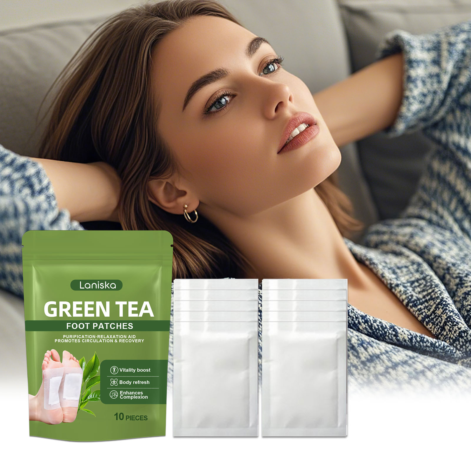 天然デトックスフットパッチ ストレス緩和 深い睡眠促進 血液 - Detox Foot Patch のレビューと価格