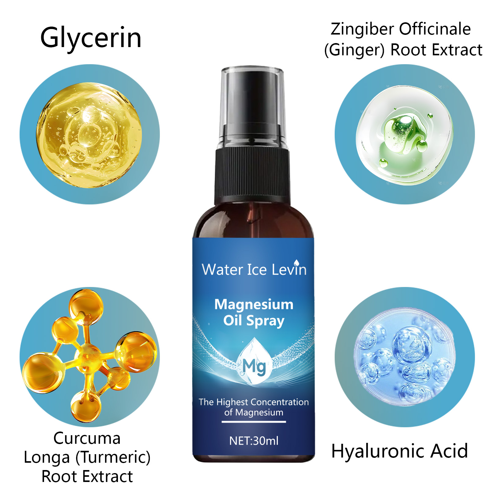 マグネシウムオイルスプレー。顔と体のスキンケアに。保湿効果の - Bath Salts Magnesium のレビューと価格
