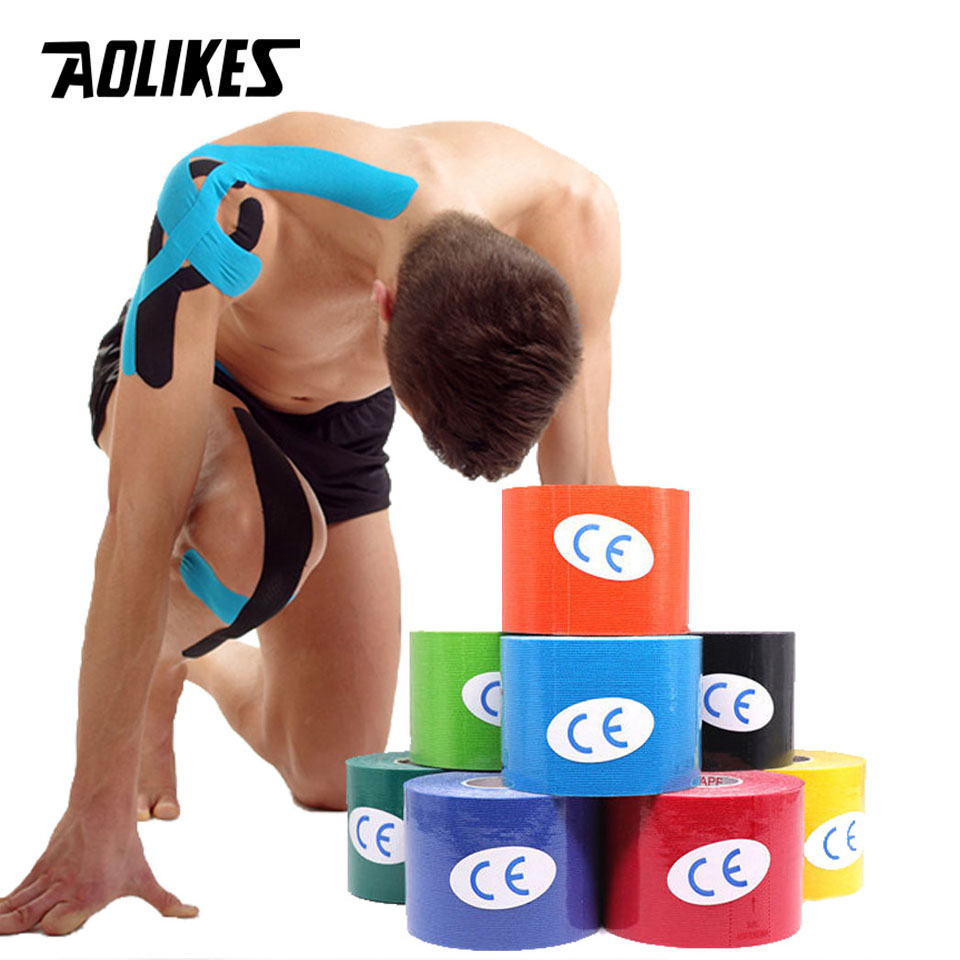 AOLIKES 2 サイズキネシオロジーテープ通気性防水運動 - Sports Taping Precut のレビューと価格