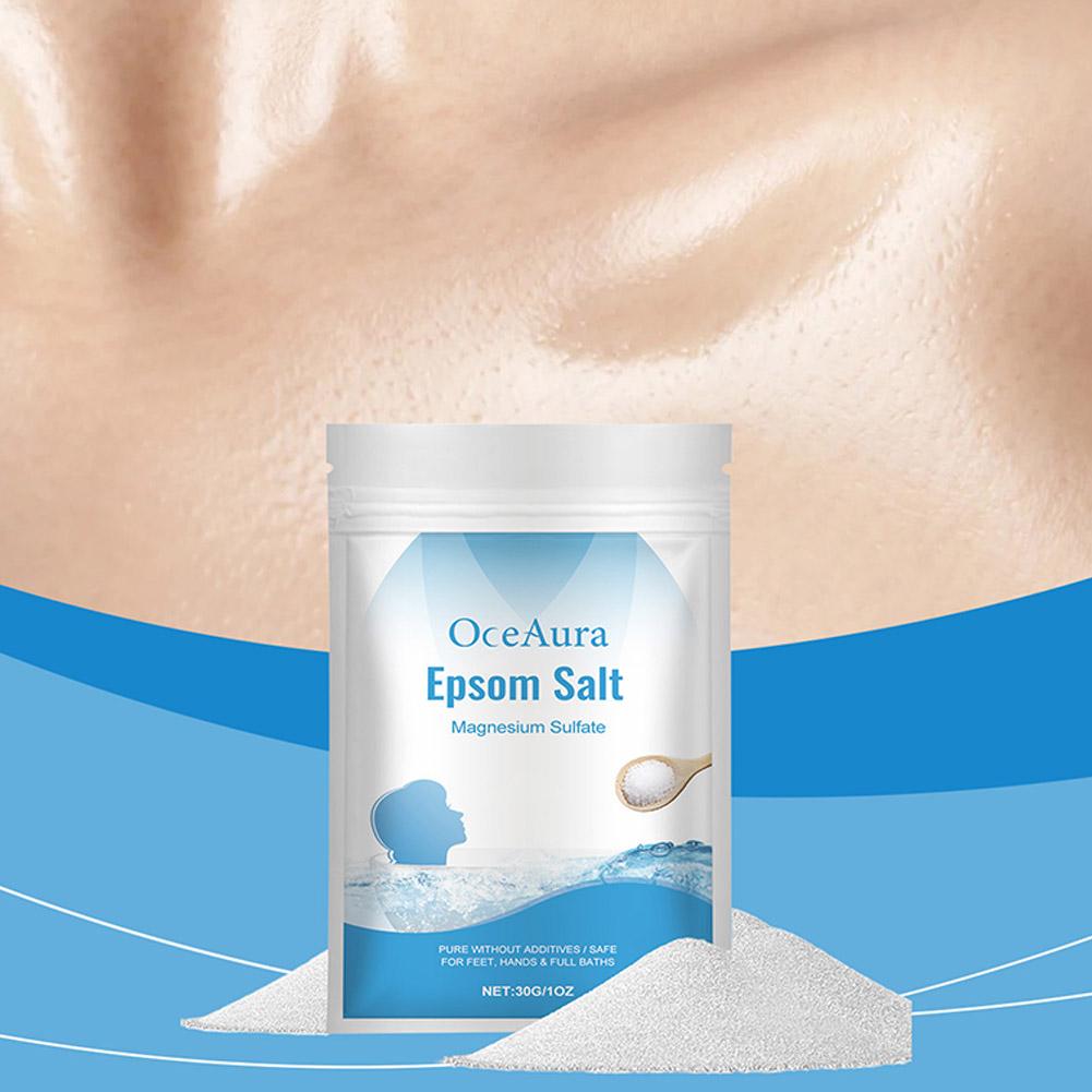 30 グラム塩硫酸マグネシウム保湿角質除去筋肉デトックスバス - Bath Salts Magnesium のレビューと価格