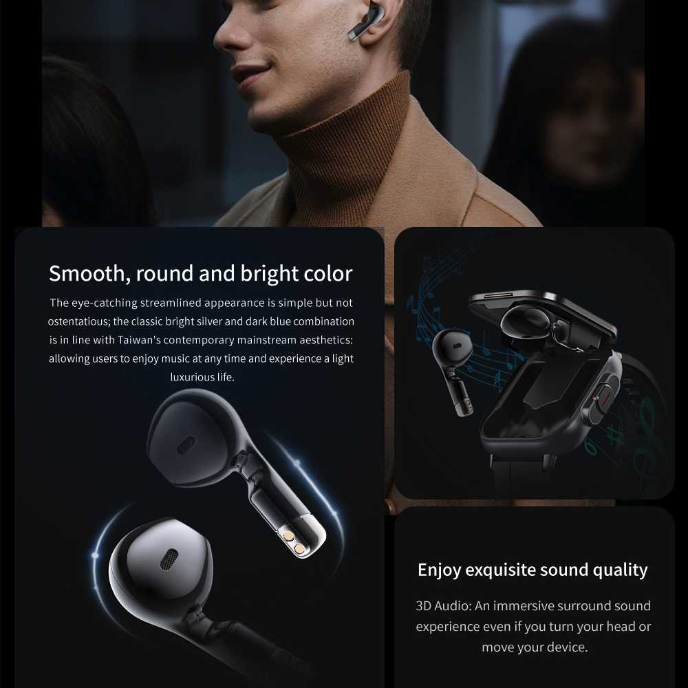 Bluetooth通話と心拍数を備えたスマートウォッチ,スポ - Health Wellness Bracelet のレビューと価格