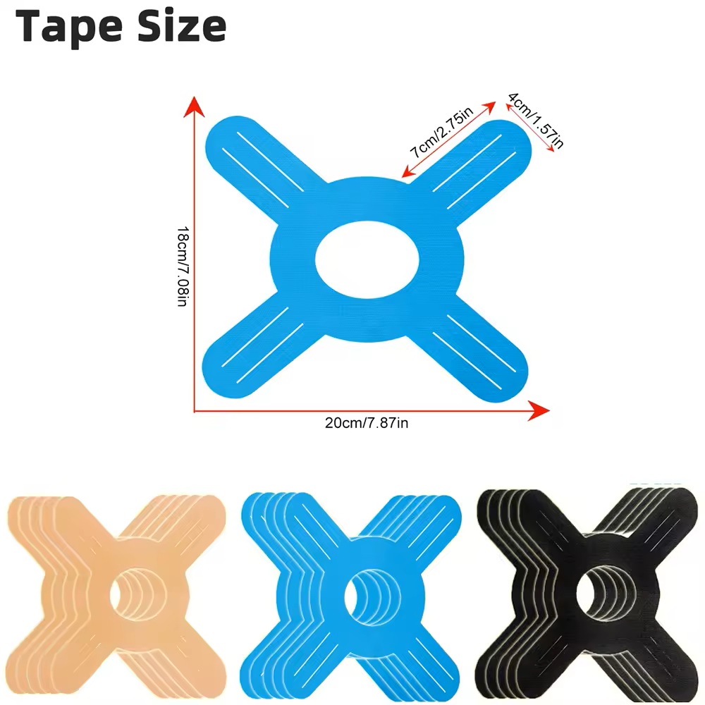 膝用プレカットキネシオロジーテープ5枚、スポーツ用防水アスレ - Sports Taping Precut のレビューと価格