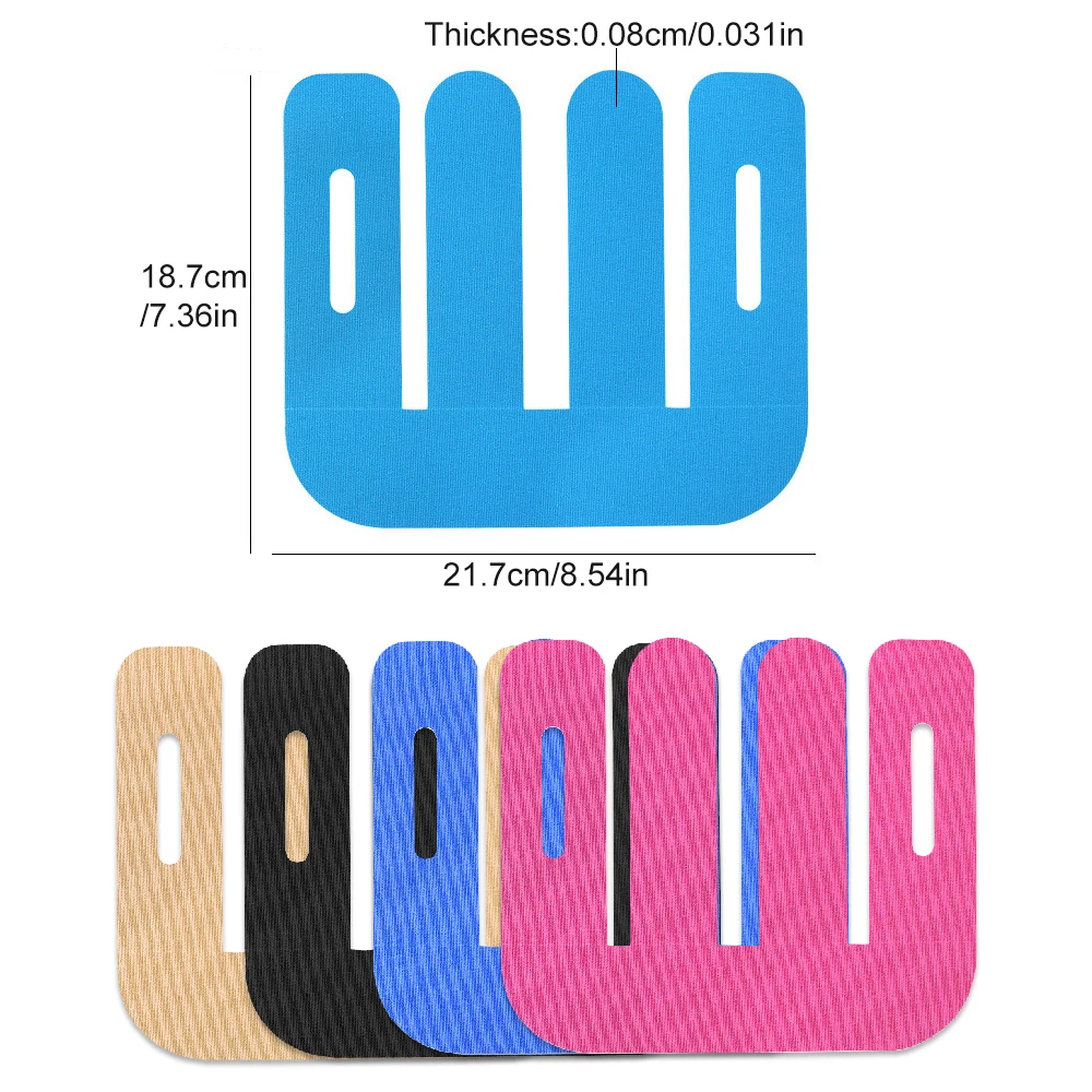 10個入り伸縮性プレカット膝用キネシオロジーテープ、輪郭に合 - Sports Taping Precut のレビューと価格