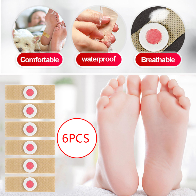 (.) 6枚入り、足のケア用ステッカー、角質除去パッチ、角質 - Detox Foot Patch のレビューと価格